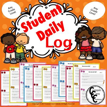 Preview of Student Daily Log (color version)