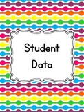 Student Data Binder Cover