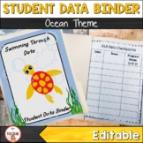 Student Data Binder Ocean Theme Editable