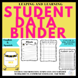 Student Data Binder | English & Spanish 
