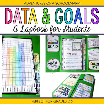 Preview of Student Data Folder Lapbook (Editable)