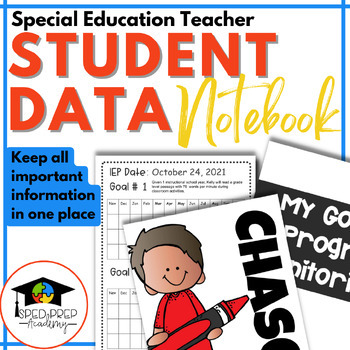 Preview of Student Data Notebook for Special Education Teachers 