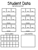 Student Data Record Sheet