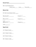 Student Data Sheet