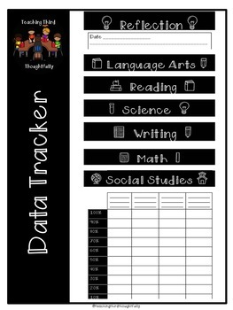 Student Data Tracker (EDITABLE) by Teaching Third Thoughtfully TpT