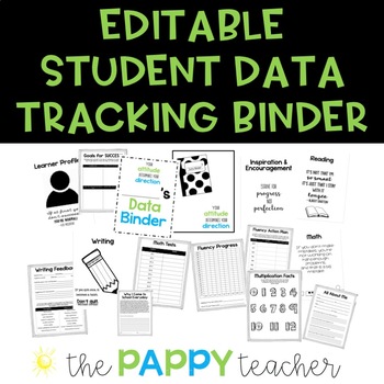 Preview of Student Data Tracking Binder