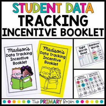 Preview of Student Led Data Tracking Booklet to Encourage Growth Mindset | Conference Pages