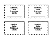 Student Data Tracking Cards