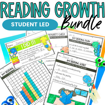 Preview of Student Data Tracking Sheet for Reading Progress and Goal Setting Bundle