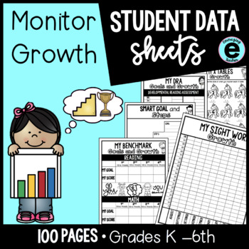 Preview of Student Data Tracking Sheets | Data Binder