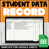 Student Data Tracking Sheets - Anecdotal Observation Recor