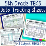 Student Data Tracking Sheets for 5th Grade TEKS - Sports T