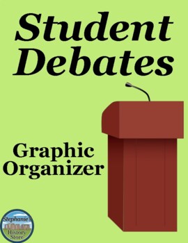 Preview of Student Debate Graphic Organizers