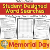 Student Designed Word Search Collaborative Project: Memorial Day