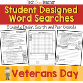 Student Designed Word Search Collaborative Project: Veteran's Day