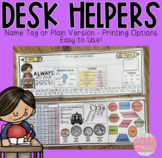 Student Desk Helpers & Name Tags!