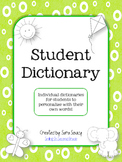 Student Dictionaries