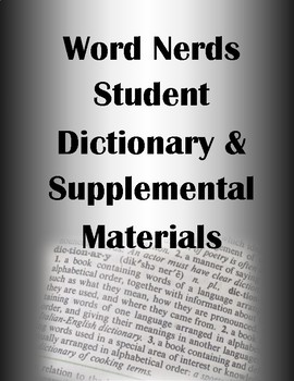 Preview of Word Nerds Student Dictionary