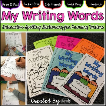 Preview of Student Dictionary: Spelling Dictionary & Activities for Primary Writers