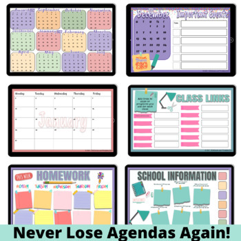 Student Agenda Planner Calendar Tracker DISTRICT LICENSE