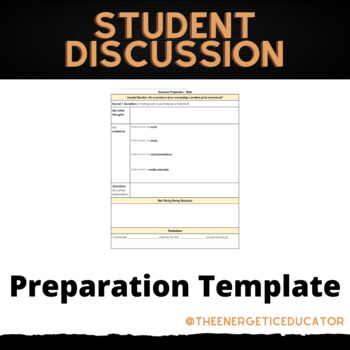 Preview of Student Discussion Bundle