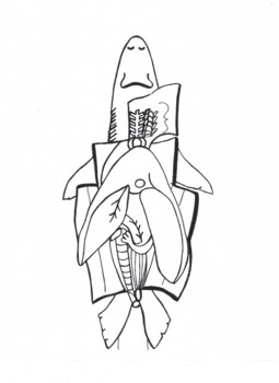 Preview of Student Dogfish Shark Coloring/Labeling Worksheet