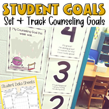 Preview of Student Driven School Counseling Rating Scale and Goal Setting