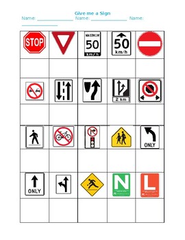 blank road signs test
