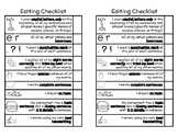 Student Editing Checklist