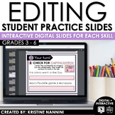 Student Editing Practice | Digital Interactive Slides Temp