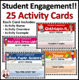 Student Engagement Task Cards