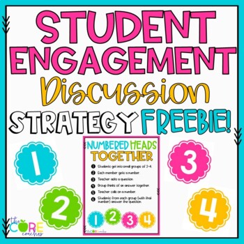 Preview of Student Engagement Discussion Strategies FREE Activity