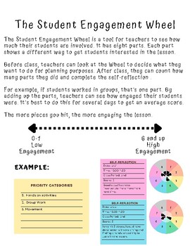 Preview of Student Engagement Wheel