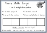 Student English Goals and Math Targets