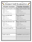 Student Evaluation Checklist