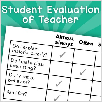 Preview of Student Evaluation of Teacher