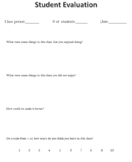 Student Evaluation of Teacher Forms