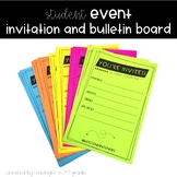 Student Event Invitation and Bulletin Board