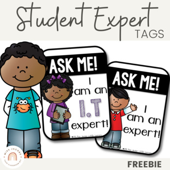 Preview of Student Expert Tags - FREE