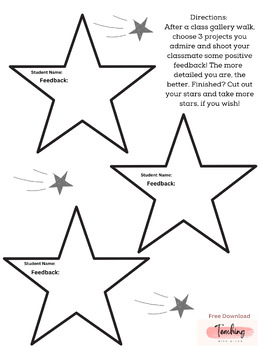 Preview of Student Feedback Stars