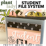 Student File System for Classroom Management - Boho Plant 