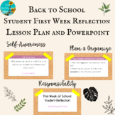 Back to School Reflection Lesson Plan and Powerpoint