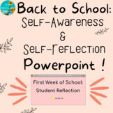 Back to School: Self-Awareness and Reflection Powerpoint