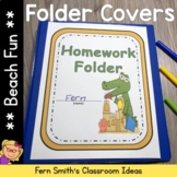 Student Folder Covers For Back to School | Beach Friends