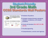 Student-Friendly 3rd Grade Math CCSS Standards Wall Posters
