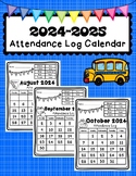 Student Generated Monthly Calendar Attendance Tracker for 