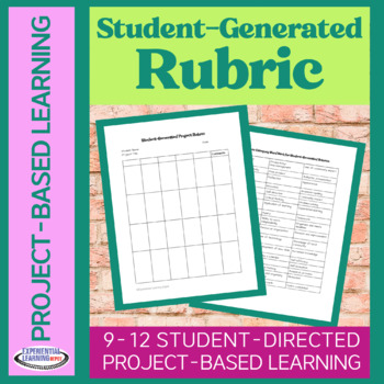 Preview of Student-Generated Project Rubric: Project-Based Learning