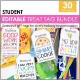 Student Gift Tags | Editable Treat Tags