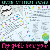 Student Gift from Teacher - My Gift For You