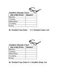 Student Glasses Reminder and/or Reward Chart